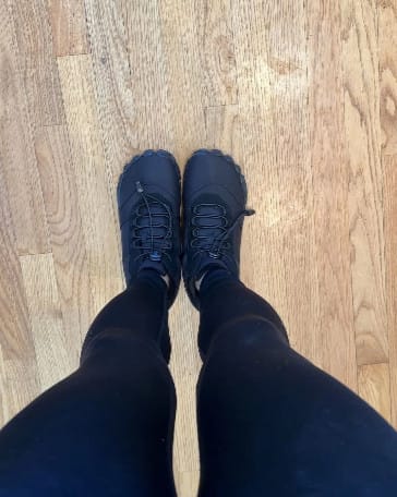 Customer photo review of Chaussures de Randonnée Chaudes Pieds Nus