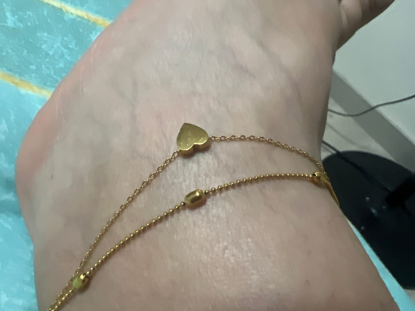 Customer photo review of Tobillera Love