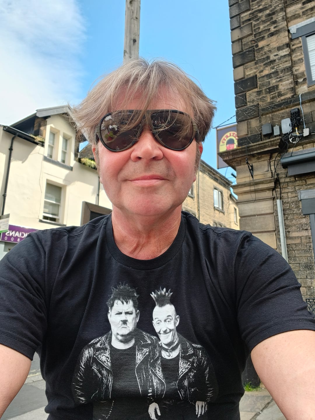 Customer photo review of Laurel & Hardy Funny T-Shirt