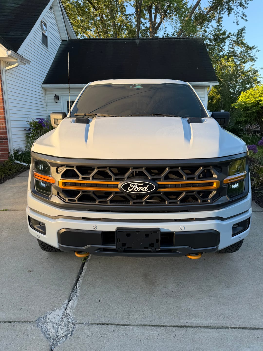 Customer photo review of Smoked LED Amber Lights w/ Sequential Turn Signal For 24+ Ford F150 Tremor