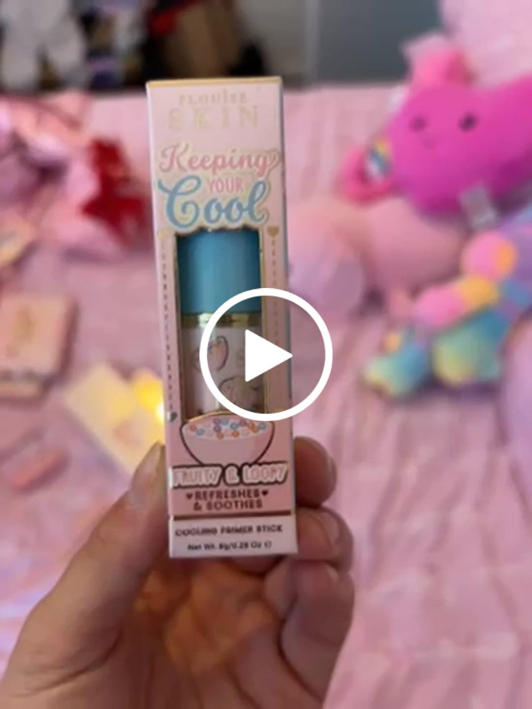 Customer video review of Keeping Your Cool: Cooling Collagen Primer Stick
