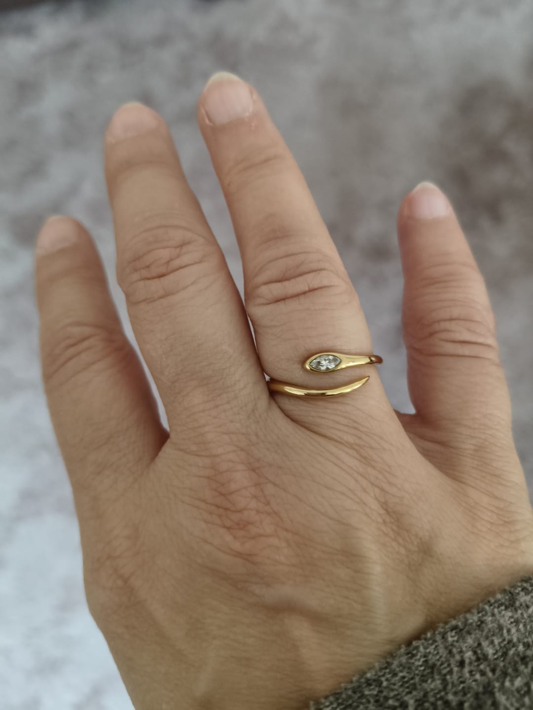 Customer photo review of Snake Ring