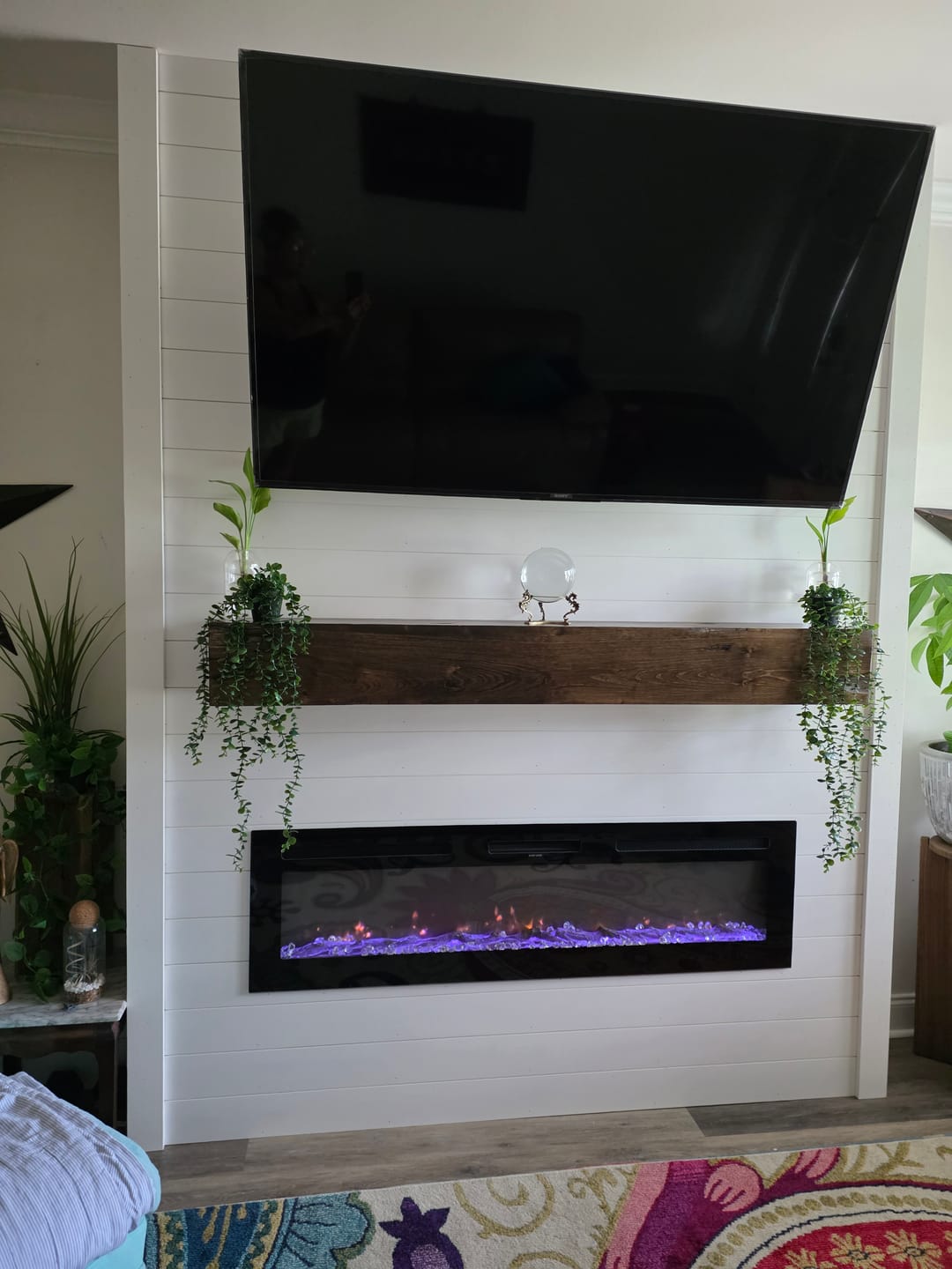 Customer photo review of Distressed Mantels
