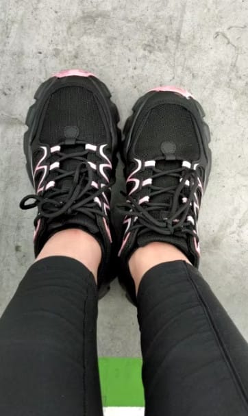 Customer photo review of Baskets de Sécurité en Acier pour Femme : Style, Protection et Confort au Quotidien
