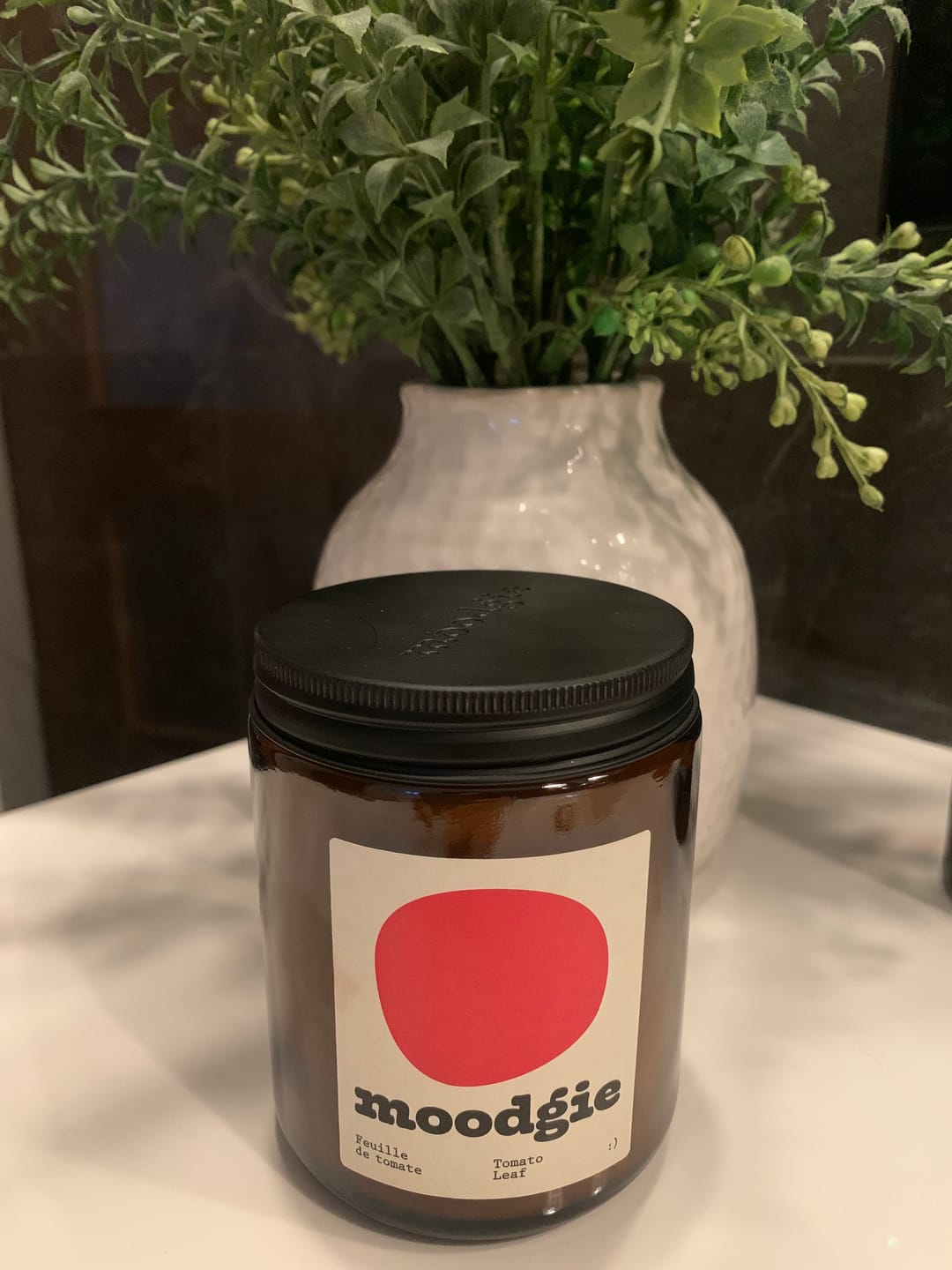 Customer photo review of Bougie - Feuille de tomate