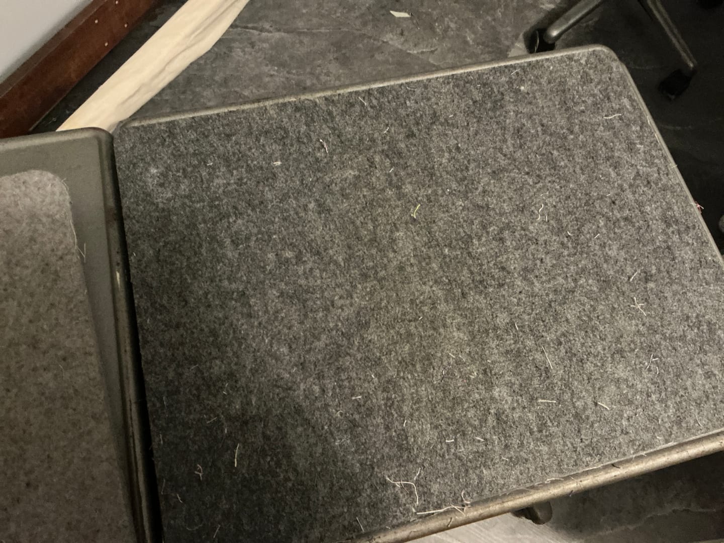 Customer photo review of Large Felted Wool Pressing Mats