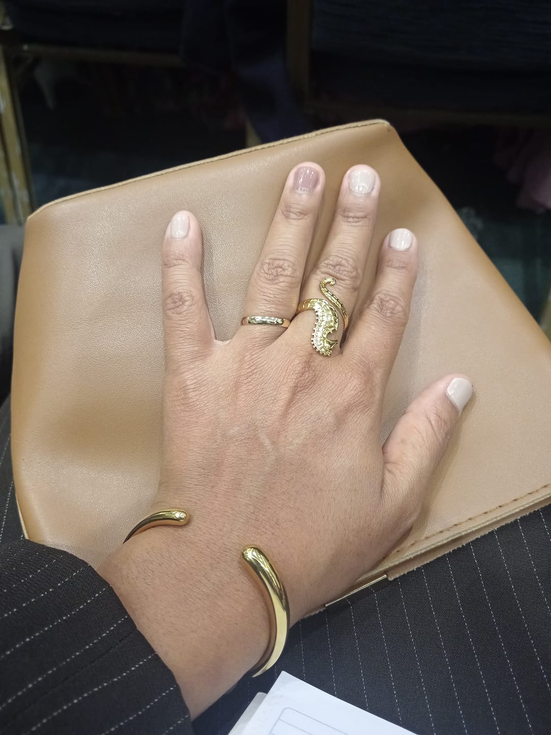 Customer photo review of Anillo Ajustable Seahorse