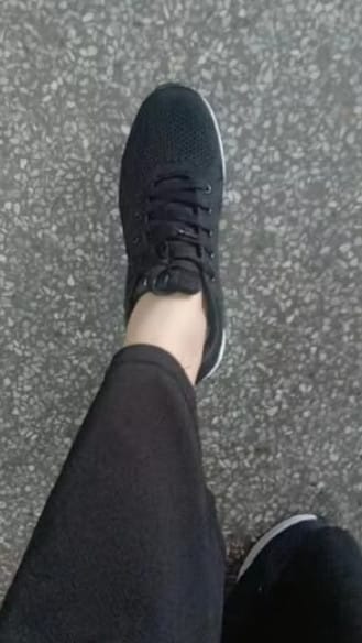 Customer photo review of Baskets Légères et Respirantes pour Femme