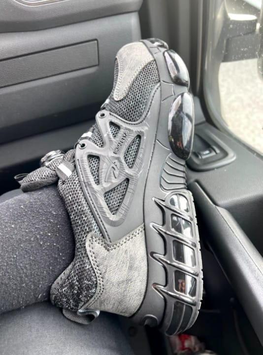 Customer photo review of Chaussures de Sécurité avec Bouton Rotatif - Parker en Acier & Coussin d'Air