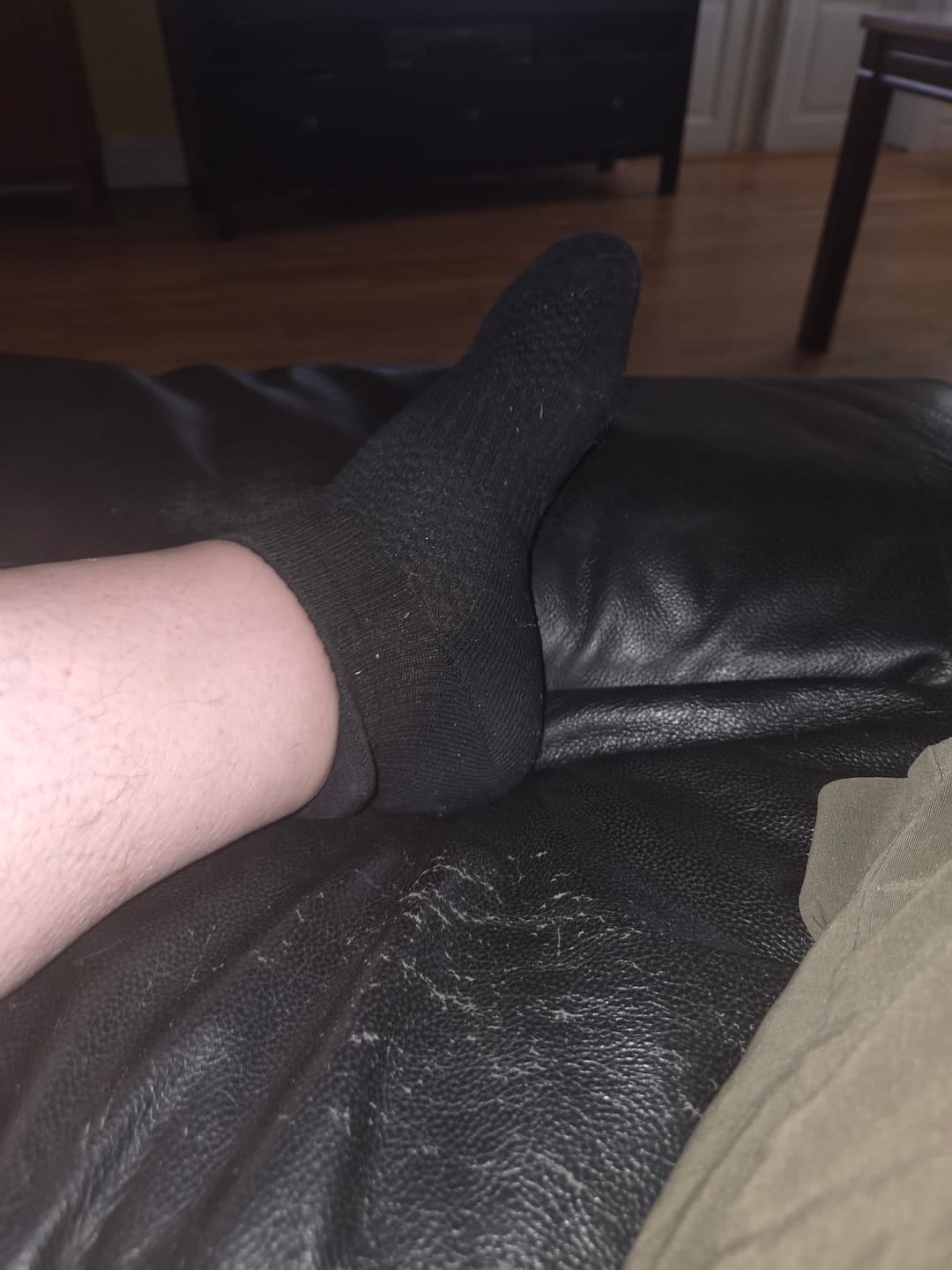 Customer photo review of Ankelstrumpor i bambu med mild kompression