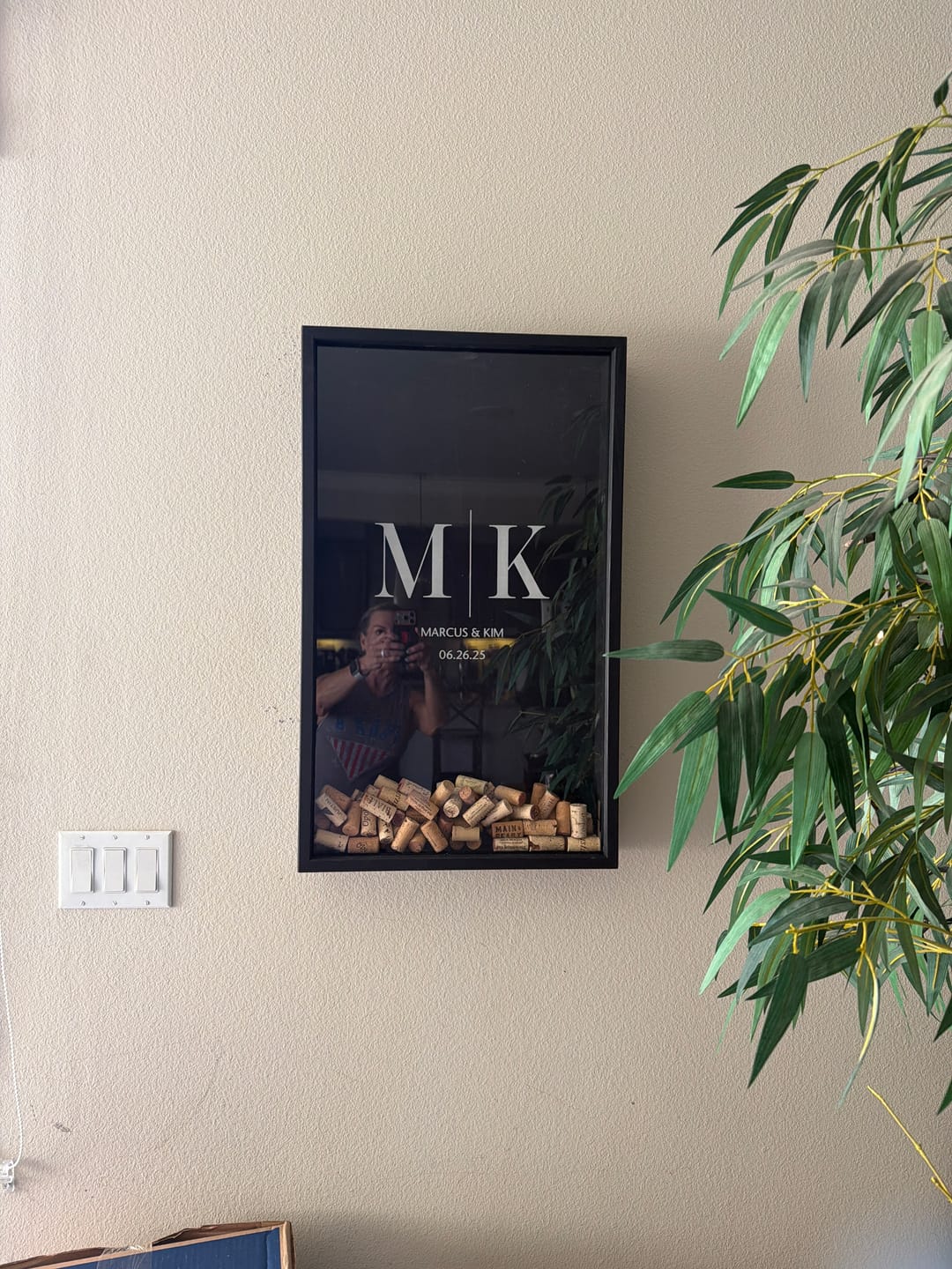 Customer photo review of COUPLE INITIALS
