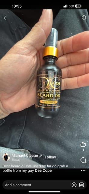 Customer photo review of Elite Beard Oil