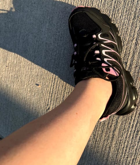Customer photo review of Baskets de Sécurité en Acier pour Femme : Style, Protection et Confort au Quotidien