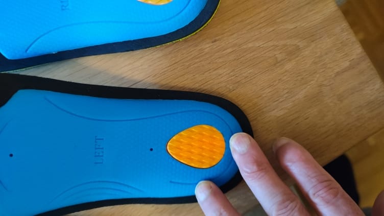 Customer photo review of Semelles orthopédiques de soutien de la voûte plantaire