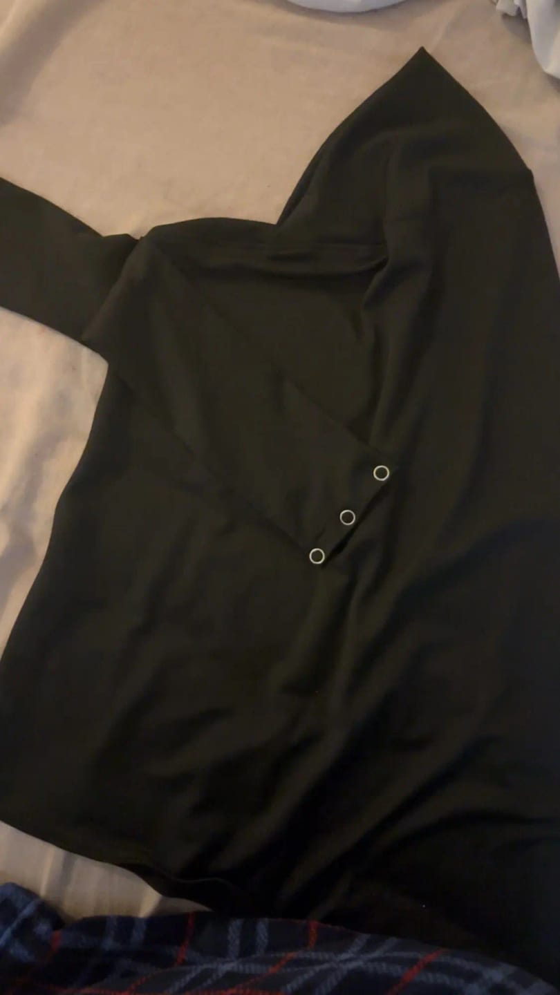 Customer photo review of VEILA™ Instant Hijab Cap With Tie Back Buttons. Ready in Seconds. Beautiful All Day. No Pins. No Hassle.