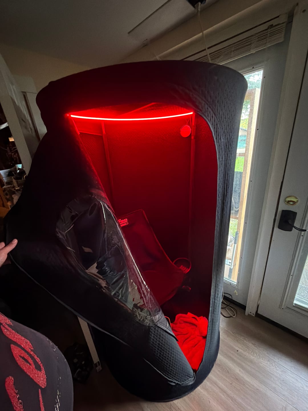 Customer photo review of The Sauna Pod 2.0