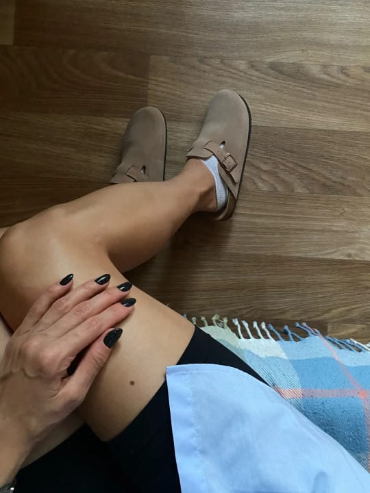 Customer photo review of Pantoufles de Sabots Boston Confortables