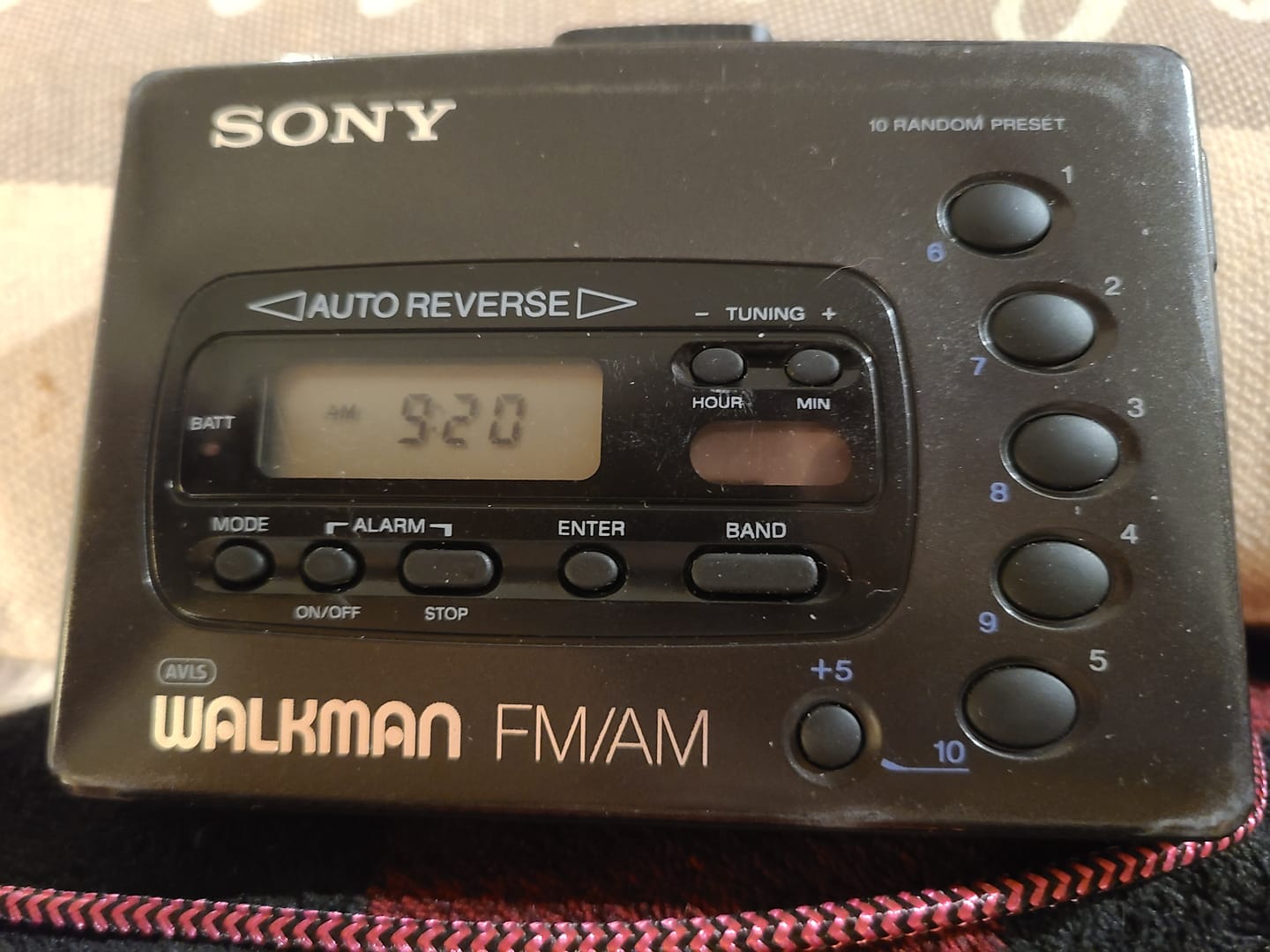 Customer photo review of Sony Walkman WM-FX41 Portable Cassette Player
