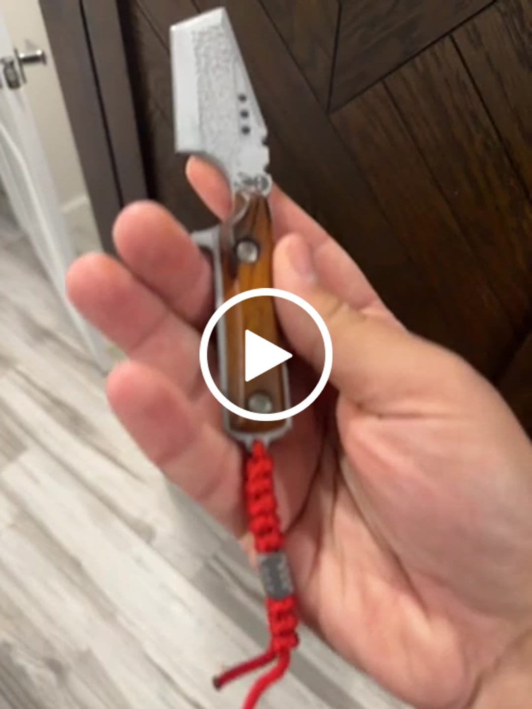 Customer video review of Severed Metal Works Zealot Fixed Blade – 2.5” Tanto Blade, 80CrV2 Steel, Micarta Scales – Made in USA