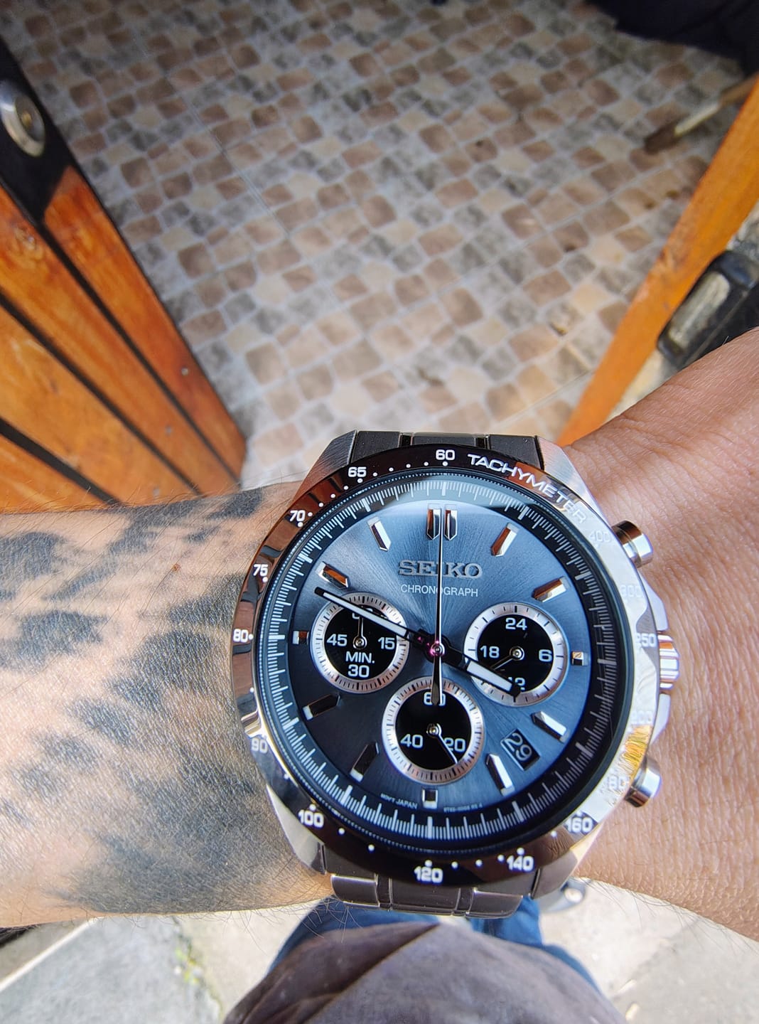 Customer photo review of Reloj Seiko SBTR027 Chronograph Quartz 42,2mm JDM