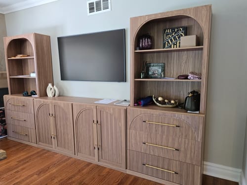 Customer photo review of Jagger 72" Tall Modern Bookcase