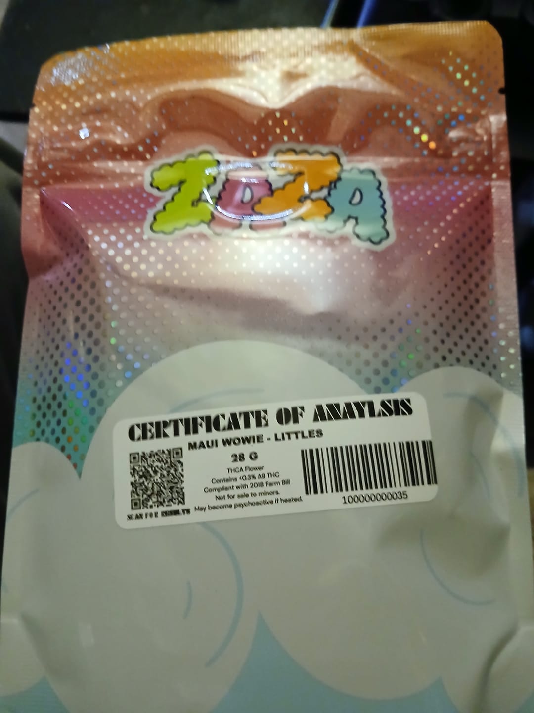 Customer photo review of Maui Wowie - 28 Grams Littles - Sativa