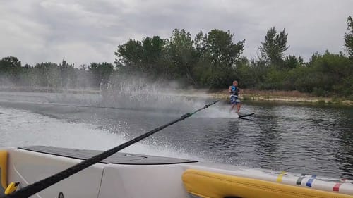 Video review from William B. of Splatter Swim Shorts Blue