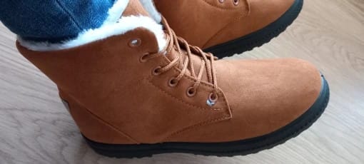 Customer photo review of Bottines Chaudes et Imperméables