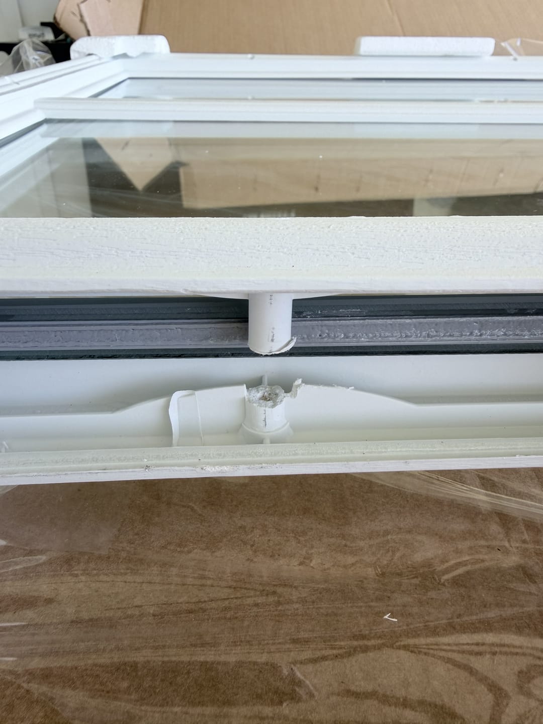 Customer photo review of Clear 4 Lite Glass and Frame Kit (3/4 Lite)