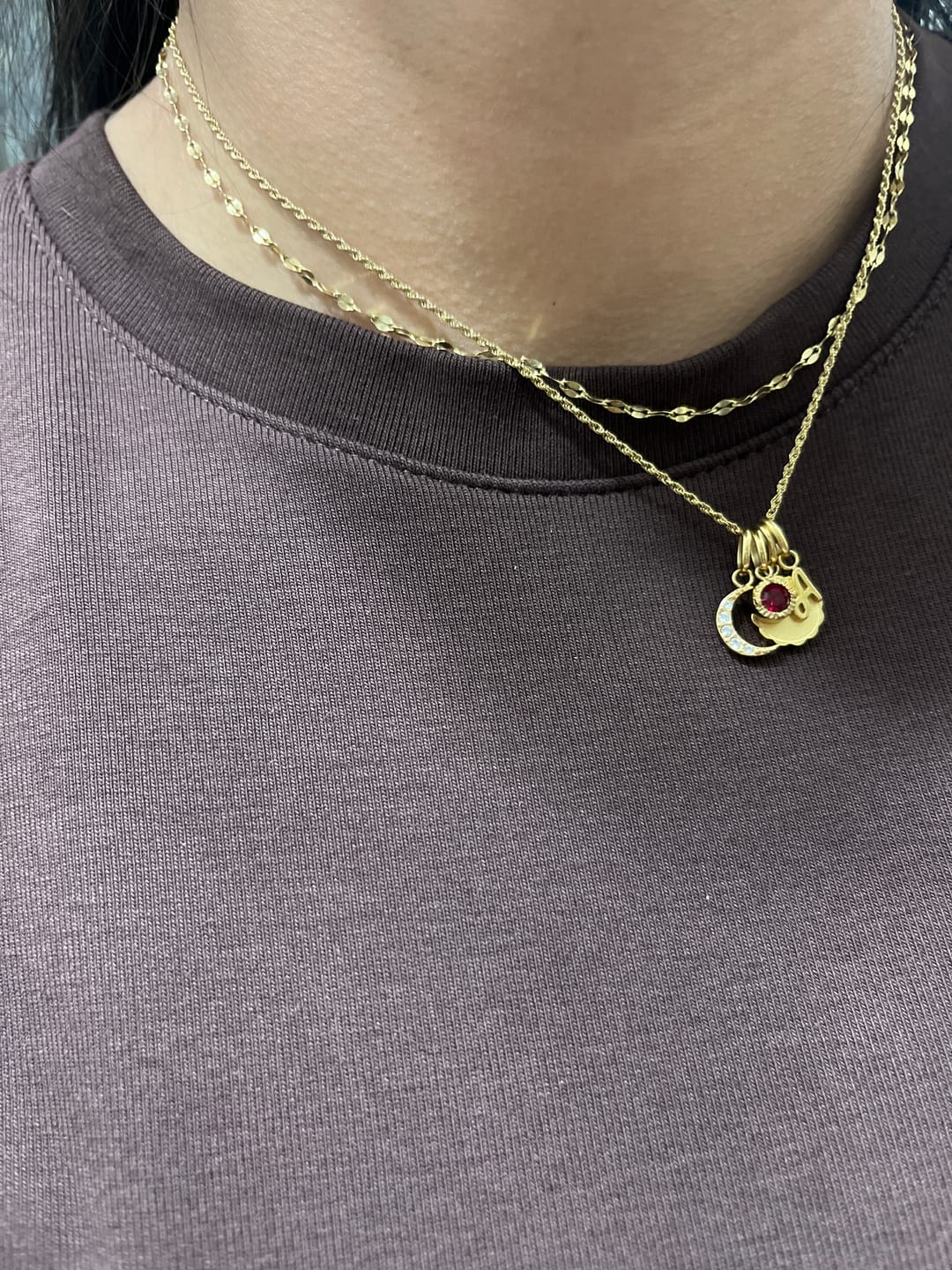 Customer photo review of Dainty Necklace