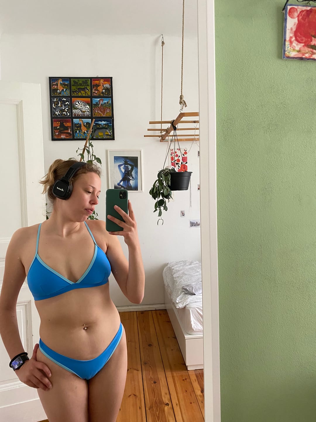 Customer photo review of Lyra Bottoms - Sky