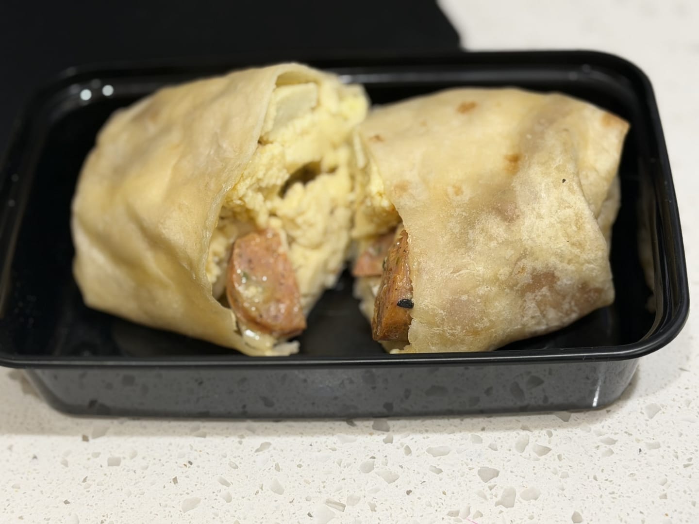 Customer photo review of Bison Kickstart Burrito