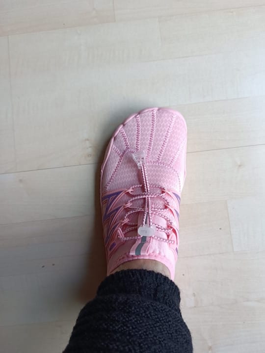 Customer photo review of Chaussures pieds nus confortables et flexibles