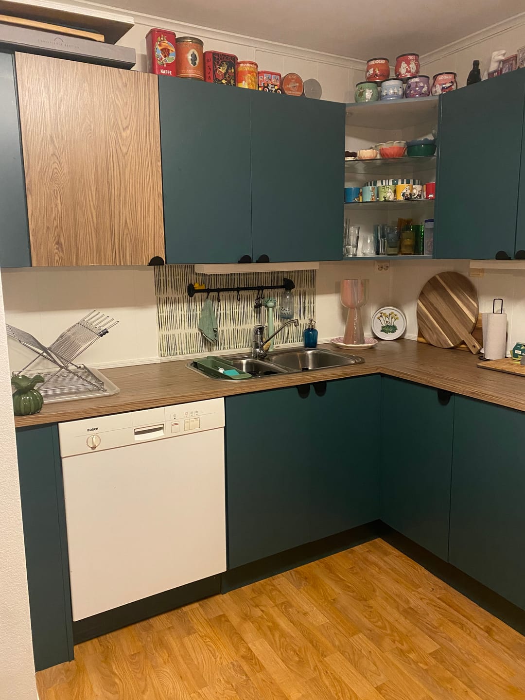Customer photo review of Uni matt mørk grønn kontaktplast