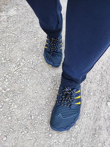 Customer photo review of Chaussures pieds nus confortables et flexibles