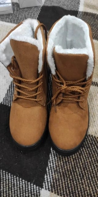 Customer photo review of Bottines Chaudes et Imperméables