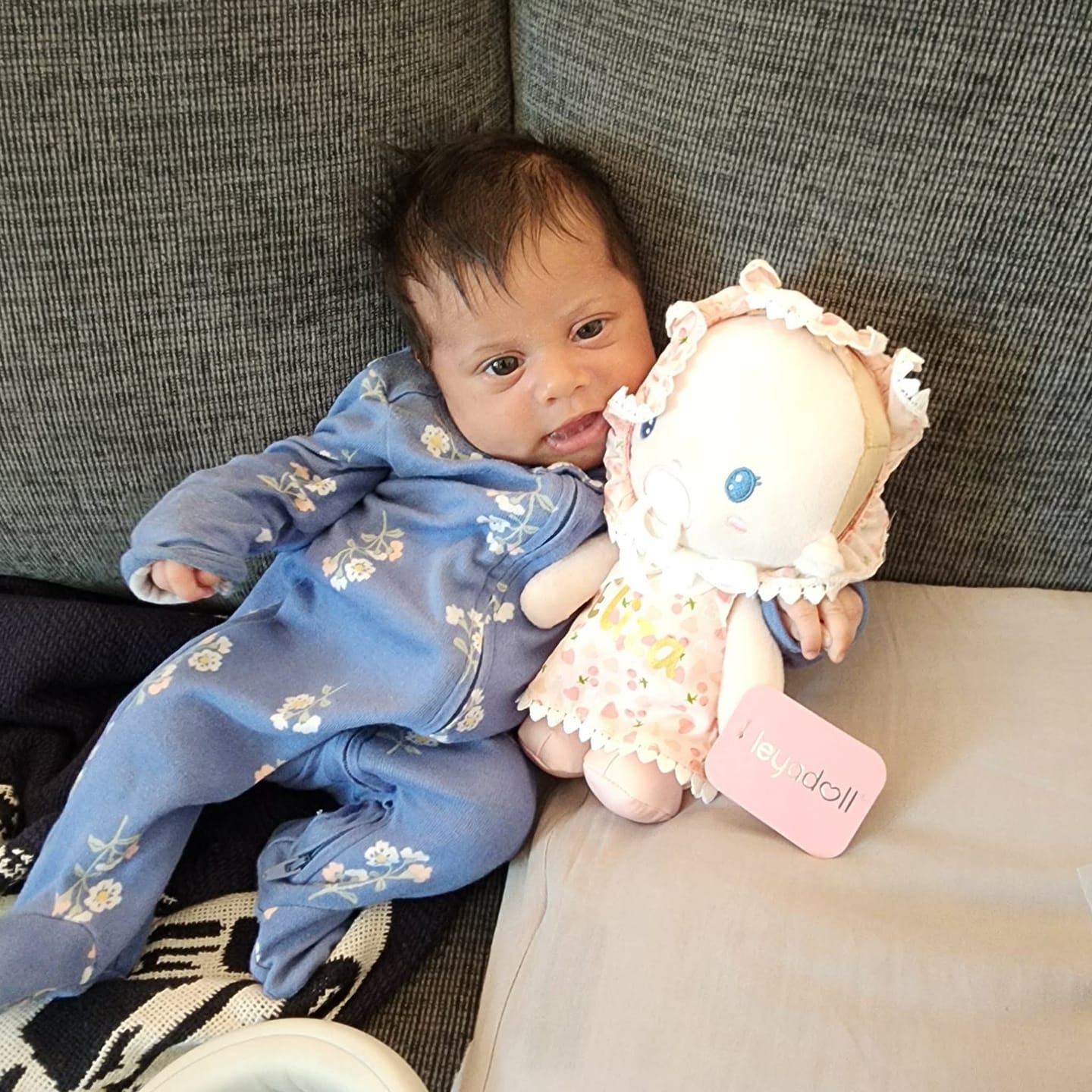 Customer photo review of Personalized Cherry Baby Girl