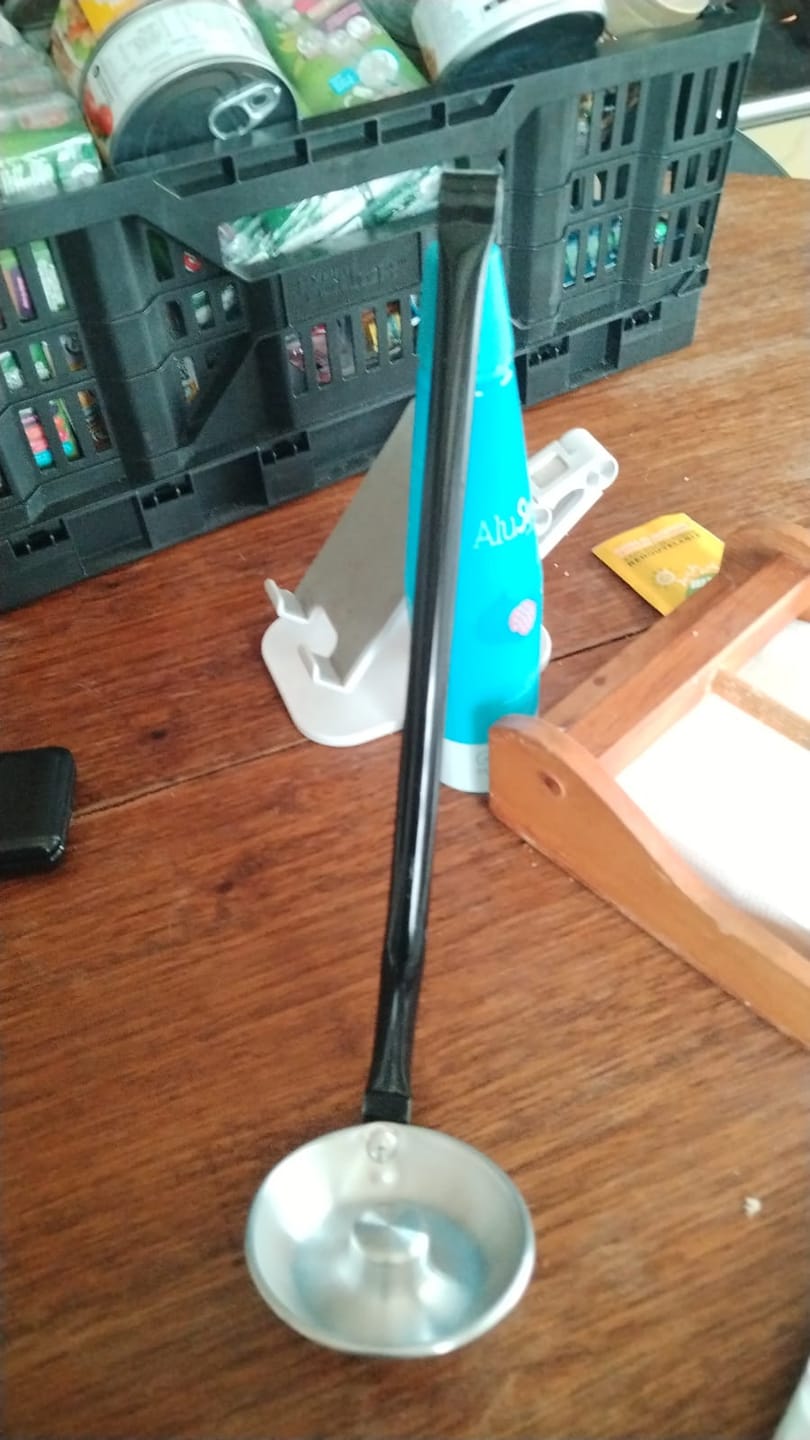 Customer photo review of Molde Picaron picarones cucharon