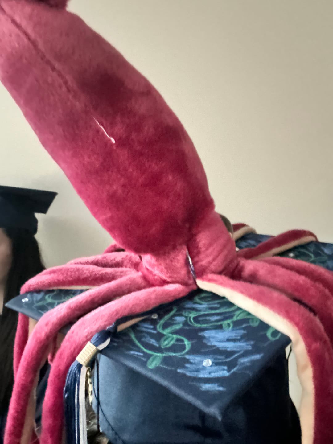 Customer photo review of Giant Squid Soft Stuffed Plush Toy