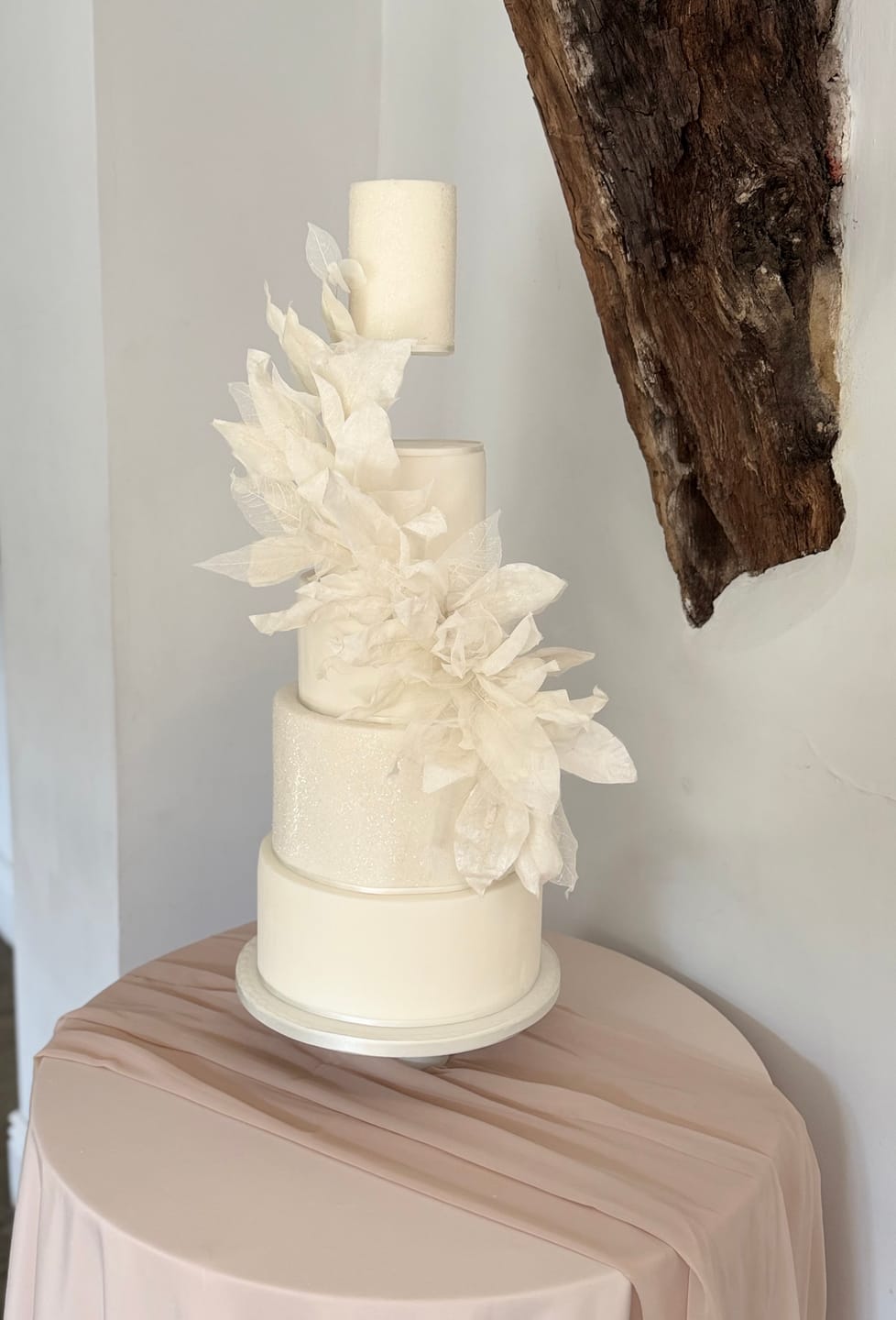 Customer photo review of Reeded Cake Stand - Round