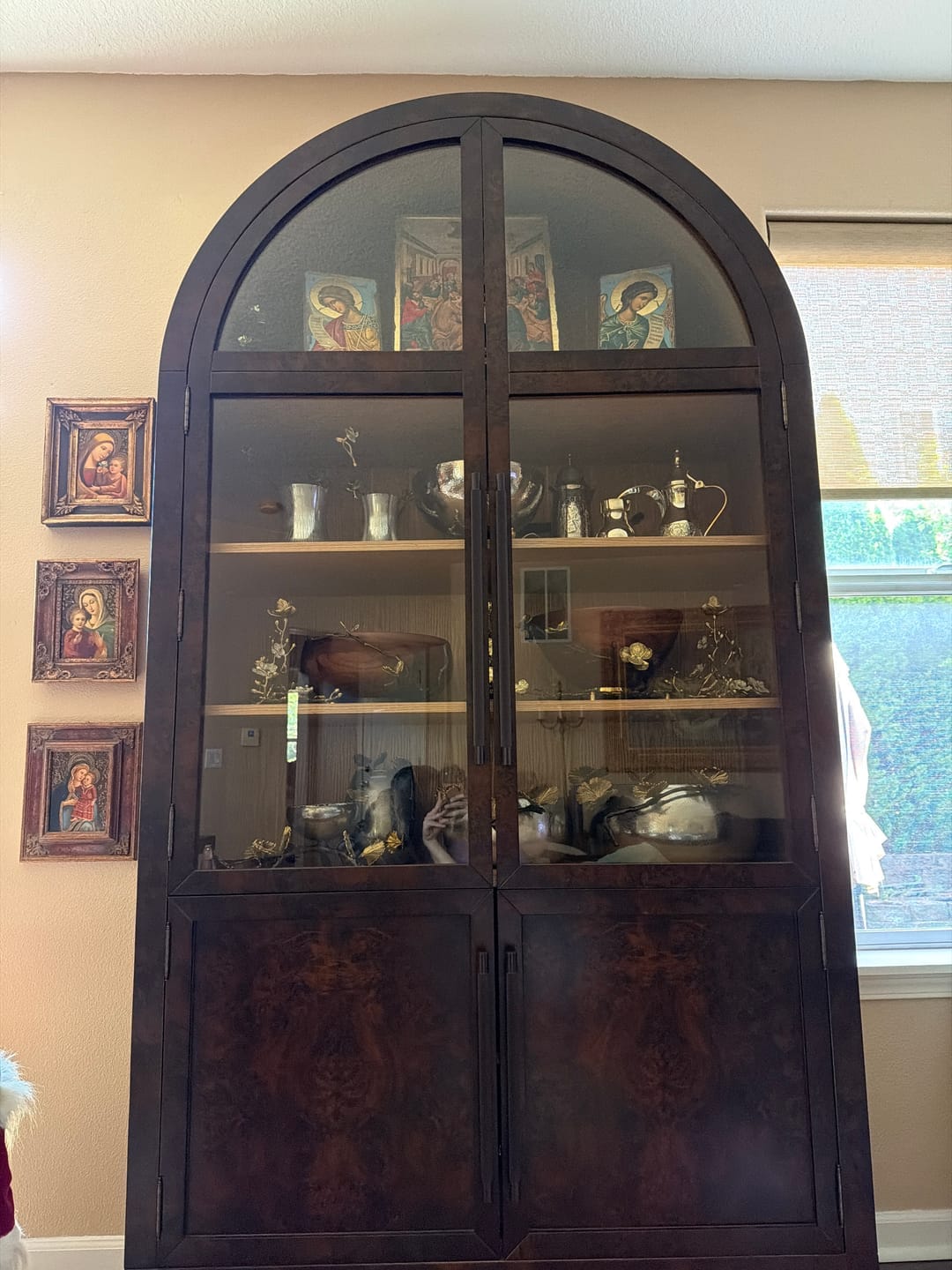 Customer photo review of Harriet Burl Glass Cabinet