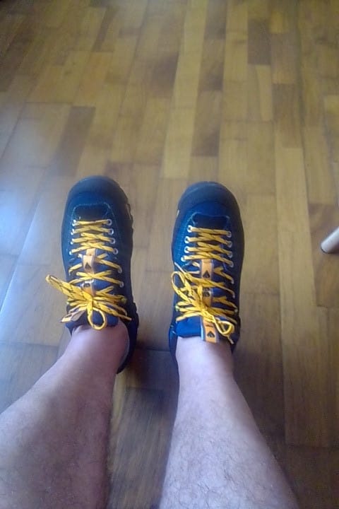 Customer photo review of Chaussures de randonnée antidérapantes avec coussin amortissent-Homme