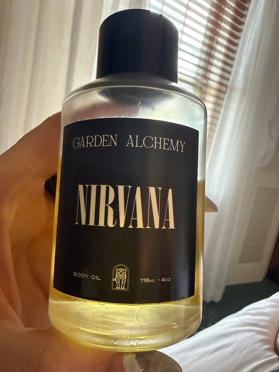 Customer photo review of NIRVANA (SALT WATER VANILLA)BODY OIL (new)