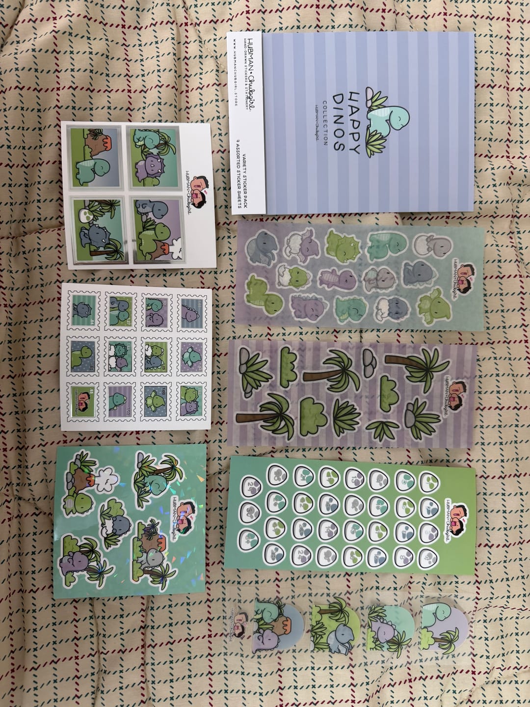 Customer photo review of Happy Dinos Variety Sticker Pack