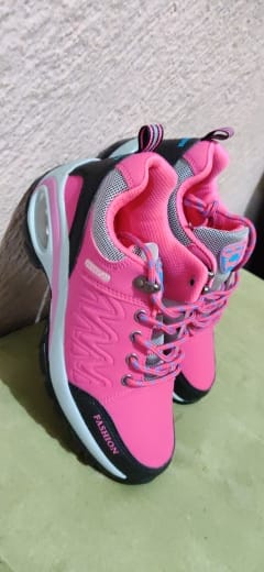 Customer photo review of Baskets Confortables à Plateforme Femme
