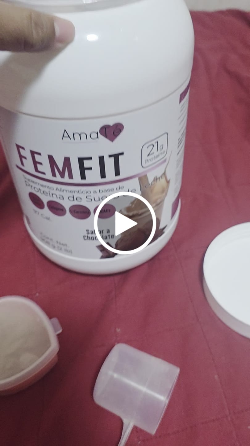 Customer video review of Proteína FEMFIT Chocolate
