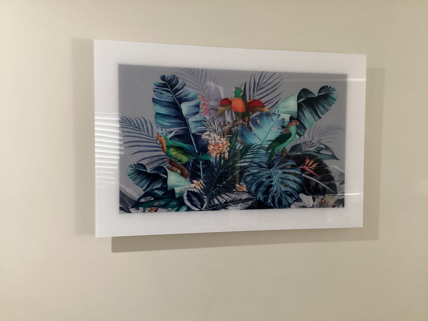 Customer photo review of Jungle Exotica Blue I (Horizontal)