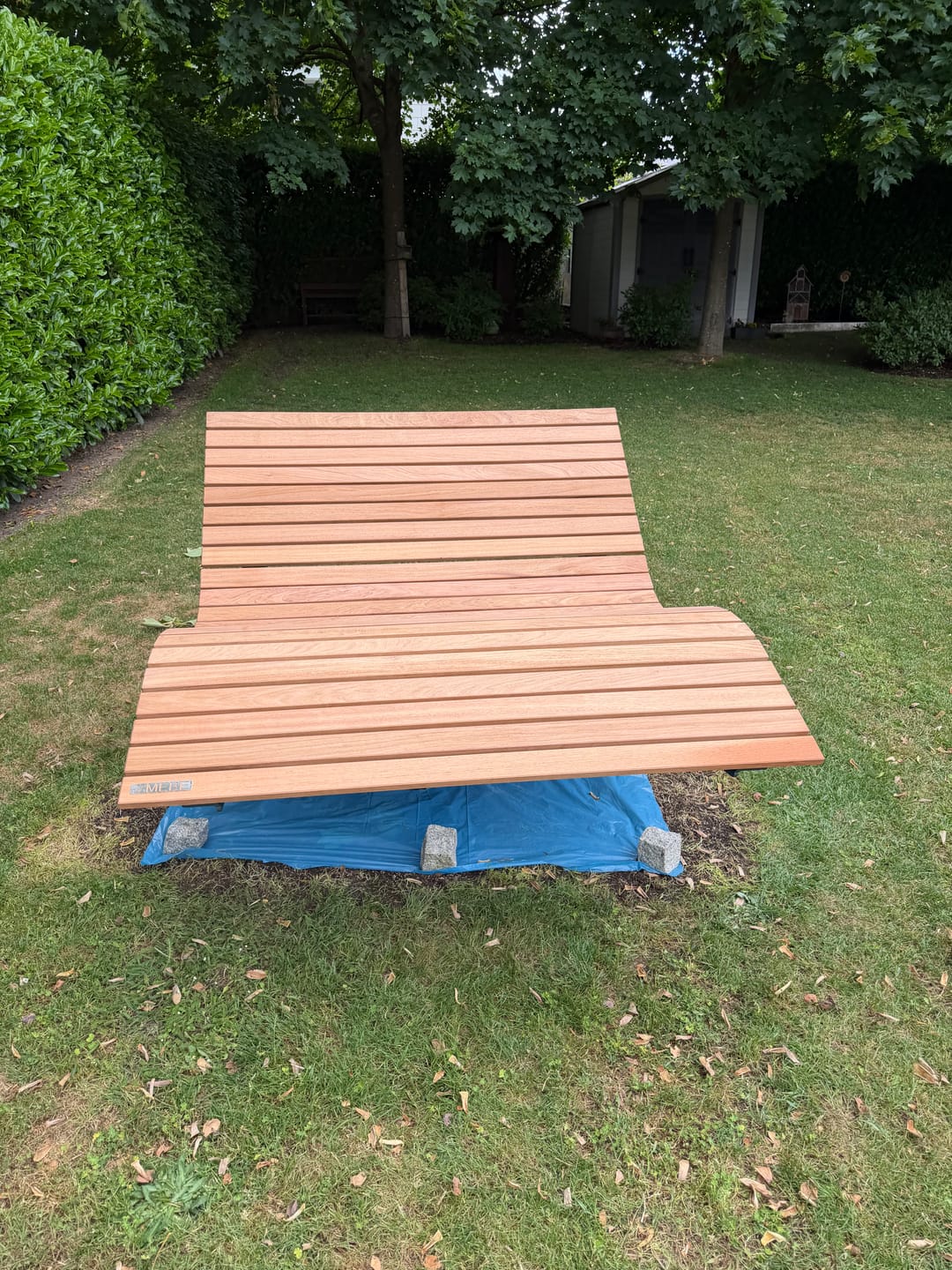Customer photo review of MEBE Wave Lounge - drehbare Gartenliege für 2 Personen