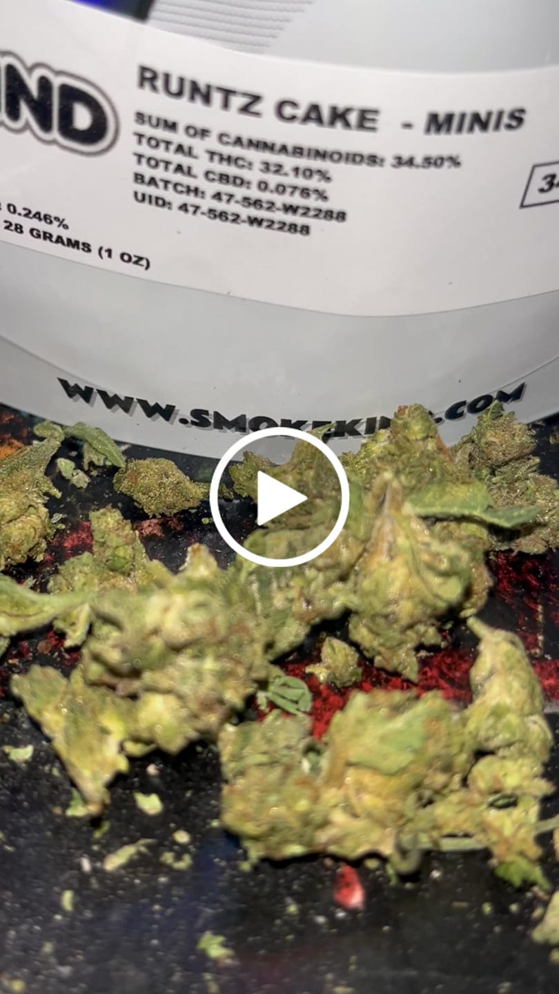 Customer video review of Runtz Cake - Minis - 28 Grams - Hybrid