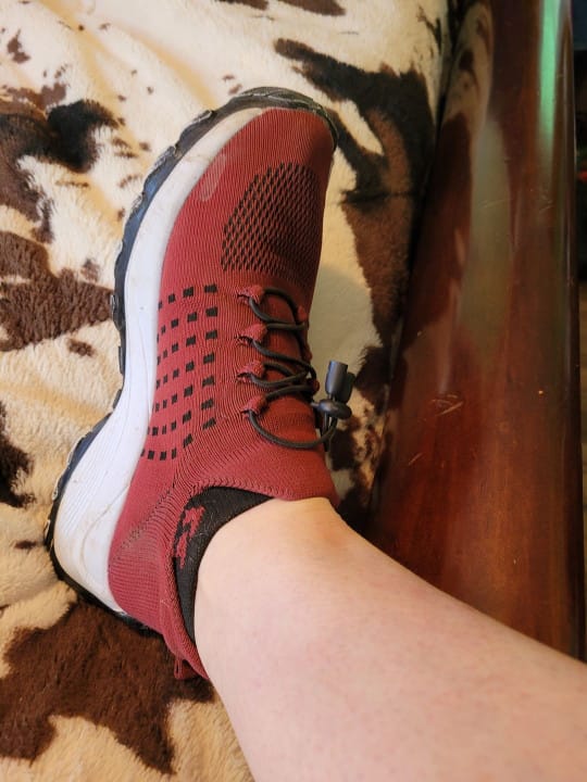 Customer photo review of Baskets Légères et Respirantes pour Femme - Confort et Style